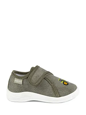 71540-2 Туфли из текстиля (хаки) 20-25 (12 пар)