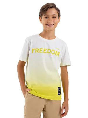 LJBCT22-61 Футболка(желтый) 134-170(134/140/146/152/158/164/170)