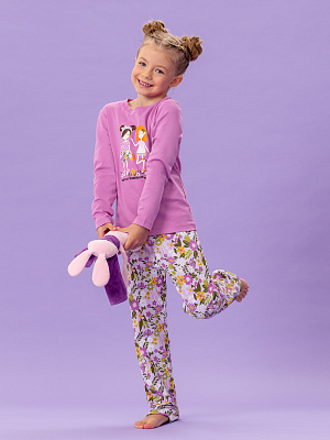 OUGPS01-LA Пижама комплект(лиловый) 92-128(92/98/104/110/116/122/128)