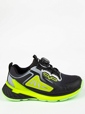 731277с-2 Обувь для активного отдыха (черный-салатовый) 31-35 (5 пар)