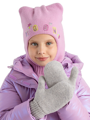 KWBAG01-90 Варежки двойные (св.серый) one size ()