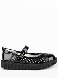 231011п-1 Туфли (черный) 31-35 (5 пар)