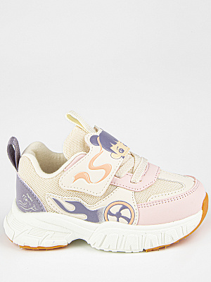 71554-1 Обувь для активного отдыха (бежевый-розовый) 22-26 (5 пар)