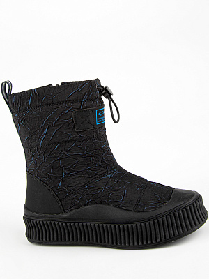 1624д-1 Сапоги (черный-голубой) 33-37 (5 пар)