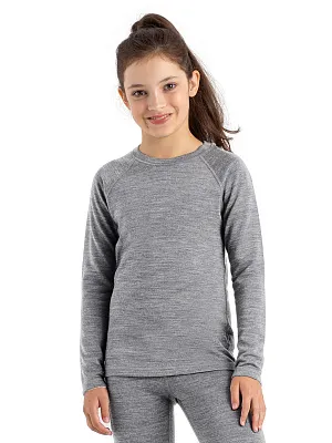 KKGCL06-90 Термобелье лонгслив(св.серый) 98-164(98/104/110/116/122/128/134/140/146/152/158/164)