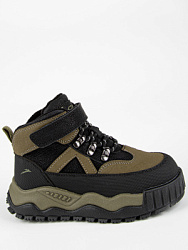 52597ук-2 Ботинки (черный-хаки) 28-32 (5 пар)