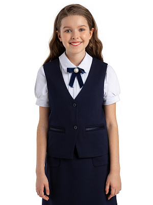 MJGCV01-Z4 Жилет(синий) 122-164(122/128/134/140/146/152/158/164)