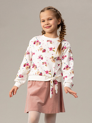 OKGCS06-80 Юбка вельветовая(розовый) 92-128(92/98/104/110/116/122/128)