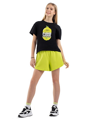 LJGCH09-G1 Шорты(желтый) 134-164(134/140/146/152/158/164)