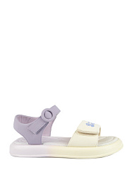 33901п-1 Туфли летние (бежевый-сиреневый) 31-35 (5 пар)