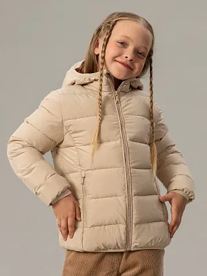 OKGCK12-T0 Куртка демисезонная(бежевый) 92-128(92/98/104/110/116/122/128)