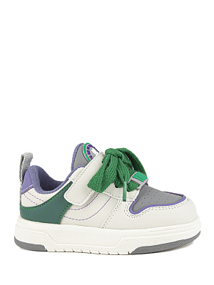 71458-1 Обувь для активного отдыха (бежевый-сиреневый-зеленый) 21-25 (5 пар)