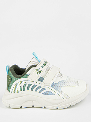 71569-2 Обувь для активного отдыха (белый-зелёный) 21-25 (5 пар)