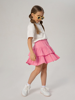 PKGCS02-81 Юбка(розовый) 92-128(92/98/104/110/116/122/128)