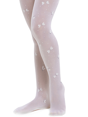 JPGAT10-00 Колготки 110-140 (110-116/122-128/134-140) белый