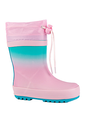 1841-10 Сапоги резиновые (розовый-бирюзовый) 22-26 (10 пар)