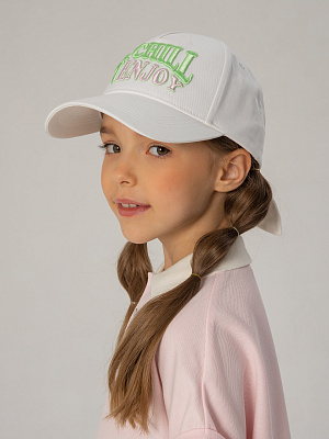 GCAP-4003-01 Бейсболка(белый) 52-54(52-54)