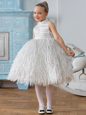 MKGCD11-02 Платье(серебристый) 122-146(122/128/134/140/146)