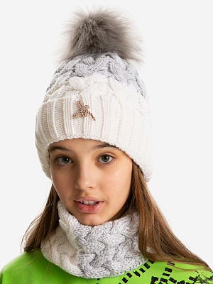 FWGAC06-00 Шапка(белый) 52-54(52-54)