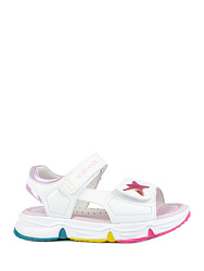 33790п-20 Туфли летние (белый-розовый) 30-37 (8 пар)