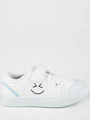 72980-1 Обувь для активного отдыха (белый-синий) 21-28 (8 пар)