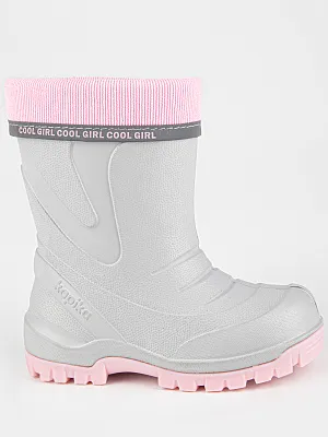 1350т-1 Сапоги (серый-розовый) 25-37 (7 пар)