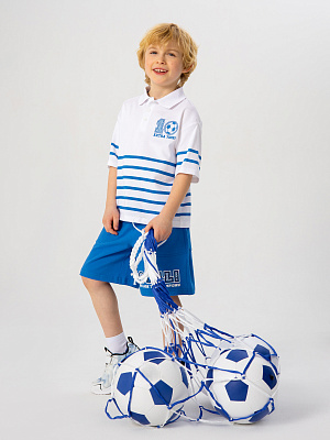 PKBCT01-WQ Футболка-поло(белый-голубой) 92-128(92/98/104/110/116/122/128)