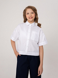 OJGCR04-00 Рубашка(белый) 128-164(128/134/140/146/152/158/164)