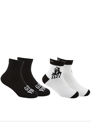 JKGAS08-BW Носки 29-38 (29-31/32-34/35-38) черный-белый