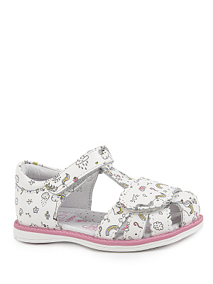 32744-30 Туфли летние (белый) 23-28 (6 пар)