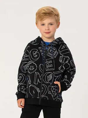 OKBCJ03-99 Толстовка(черный) 92-128(92/98/104/110/116/122/128)