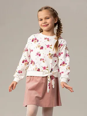 OKGCS06-80 Юбка вельветовая(розовый) 92-128(92/98/104/110/116/122/128)