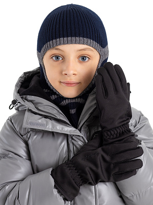 GLV003-99 Перчатки софтшелл (черный) S/M/L (S/M/L)