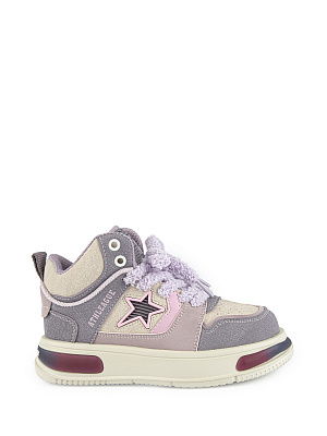 721144-1 Обувь для активного отдыха (бежевый-сиреневый) 28-32 (5 пар)