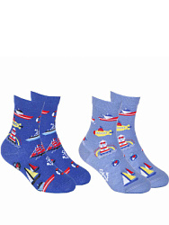 AKBAS03-ZS Носки 20-28 () синий-голубой