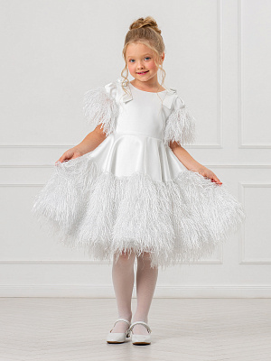 OKGCD06-00 Платье(белый) 104-140(104/110/116/122/128/134/140)