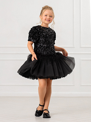 OKGCD11-99 Платье(черный) 116-152(116/122/128/134/140/146/152)