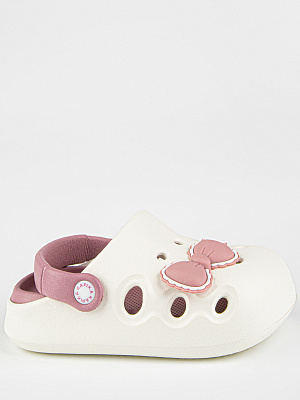 82263-1 Туфли летние (белый-розовый) 23-30 (12 пар)