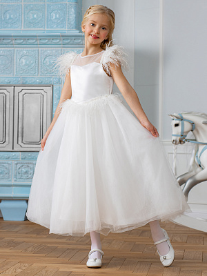 MKGCD13-00 Платье(белый) 122-146(122/128/134/140/146)