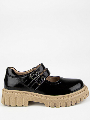 231101т-2 Туфли (черный-лак) 33-38 (6 пар)