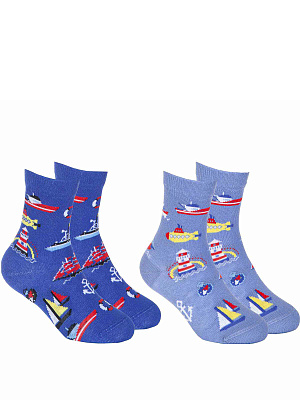 AKBAS03-ZS Носки 20-28 () синий-голубой