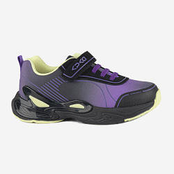 731037с-1 Обувь для активного отдыха (черный-фиолетовый) 31-35 (5 пар)