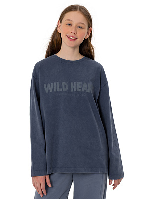 MJGCL01-Z2 Лонгслив(синий) 134-170(134/140/146/152/158/164/170)