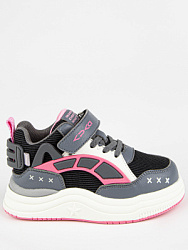 721149-10 Обувь для активного отдыха (серый-розовый) 26-33 (8 пар)