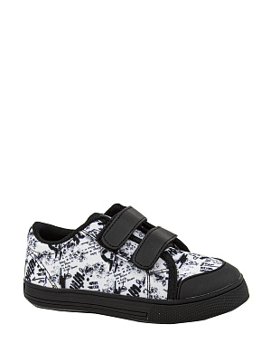 73862 Обувь для активного отдыха (черный-белый) 28-35 (8 пар)