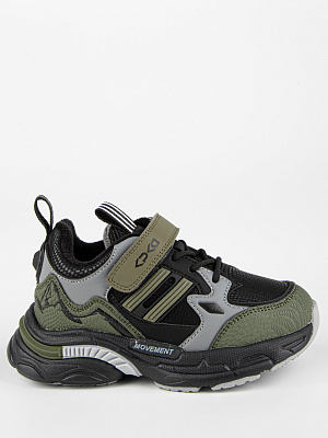 721003-20 Обувь для активного отдыха (черный-олива) 26-32 (7 пар)