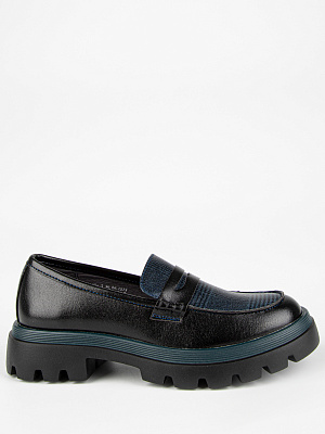 24630п-2 Туфли (черный-синий) 36-40 (5 пар)