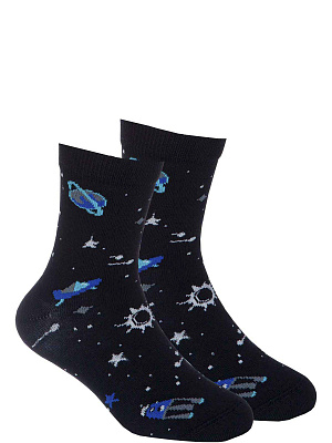 AJBAS01-9V Носки 26-34 () черный