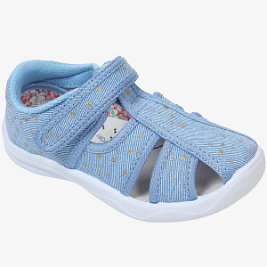 72627-7 Туфли из текстиля (джинс) 24-29 (12 пар)