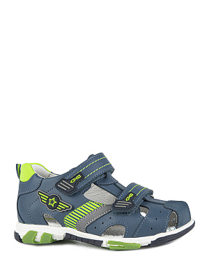 31874-2 Туфли летние (джинс) 23-27 (5 пар)